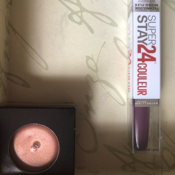 2pc Maybelline set-master chrome jelly highlighter & plum superstay 24 lip color - Picture 7 of 14